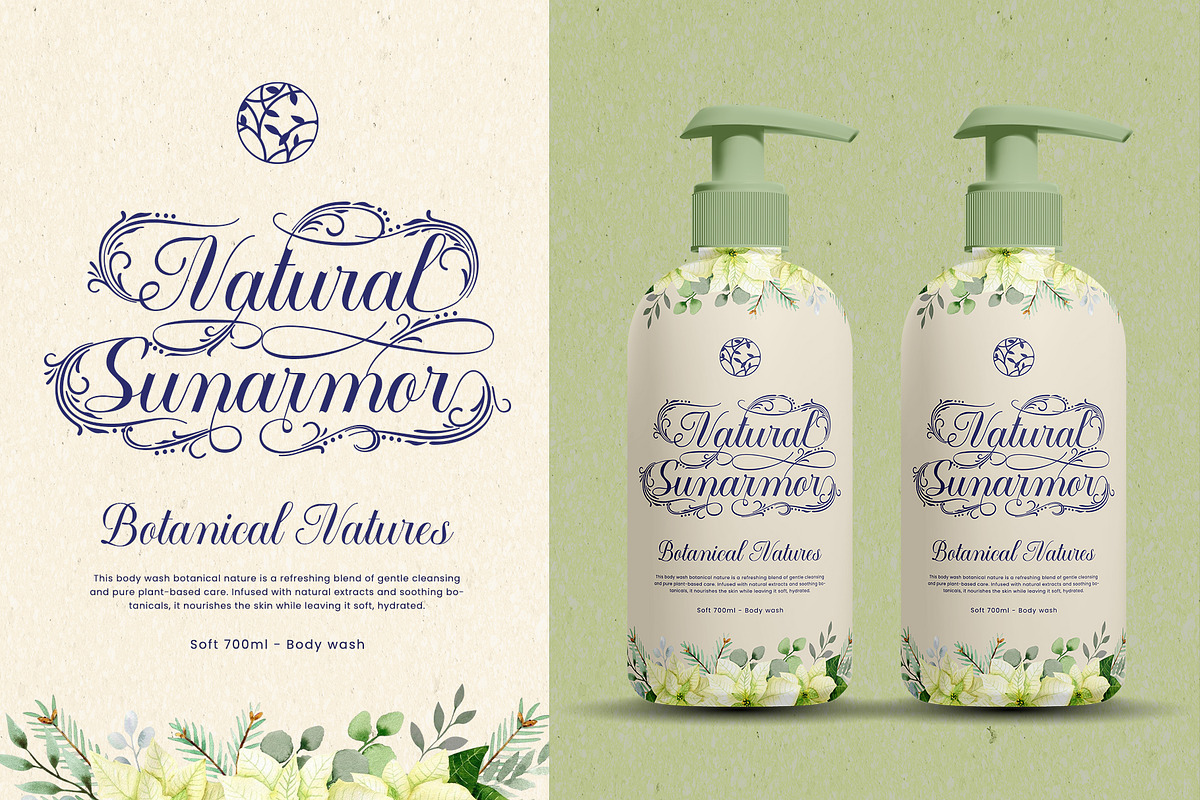 Flowmery Typeface, a Script Font by alit design (Photo 2 of 15)