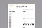 Daily Planner Design, a Stationery Template by MightyDesign (Thumbnail 2 of 8)
