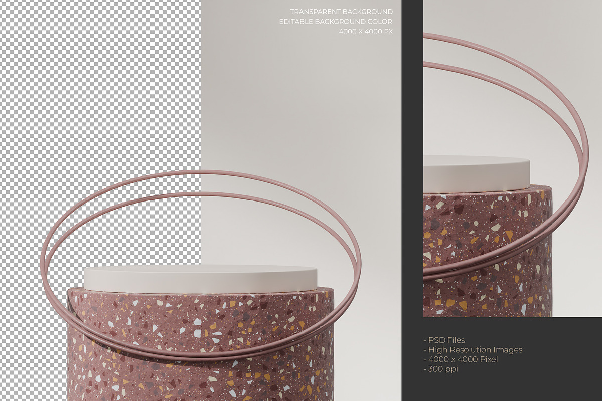 5 Podium with Transparent Background, a Background Graphic by faustudio (Photo 4 of 7)