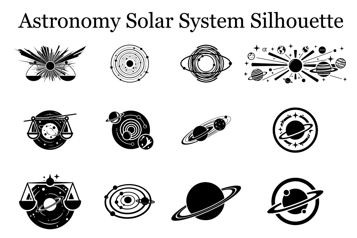 Celestial Planetary System Design, a Graphic by musafir_fashion (Photo 1 of 13)