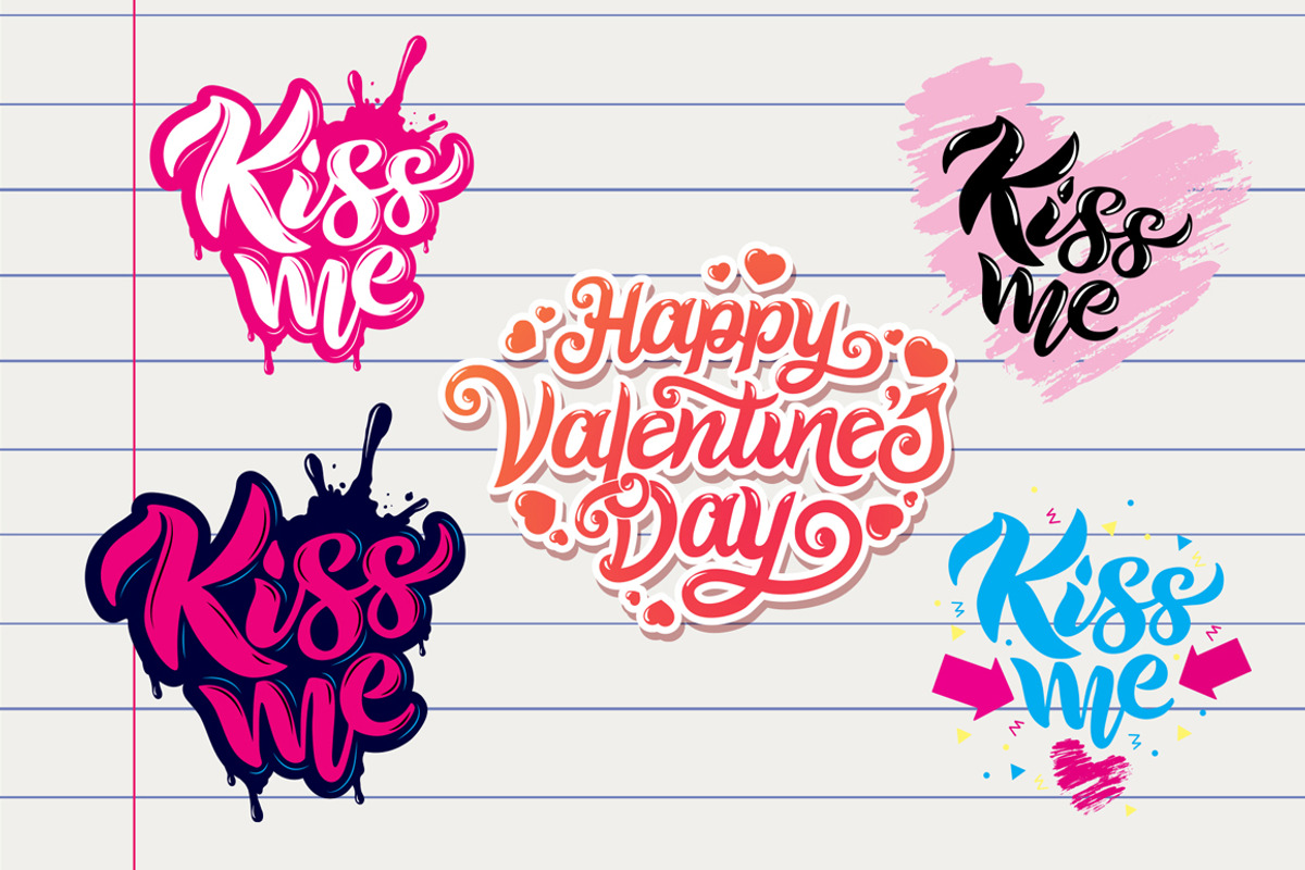 Valentine's Day Collection, a Poster Template by Anna's Lettering (Photo 6 of 8)
