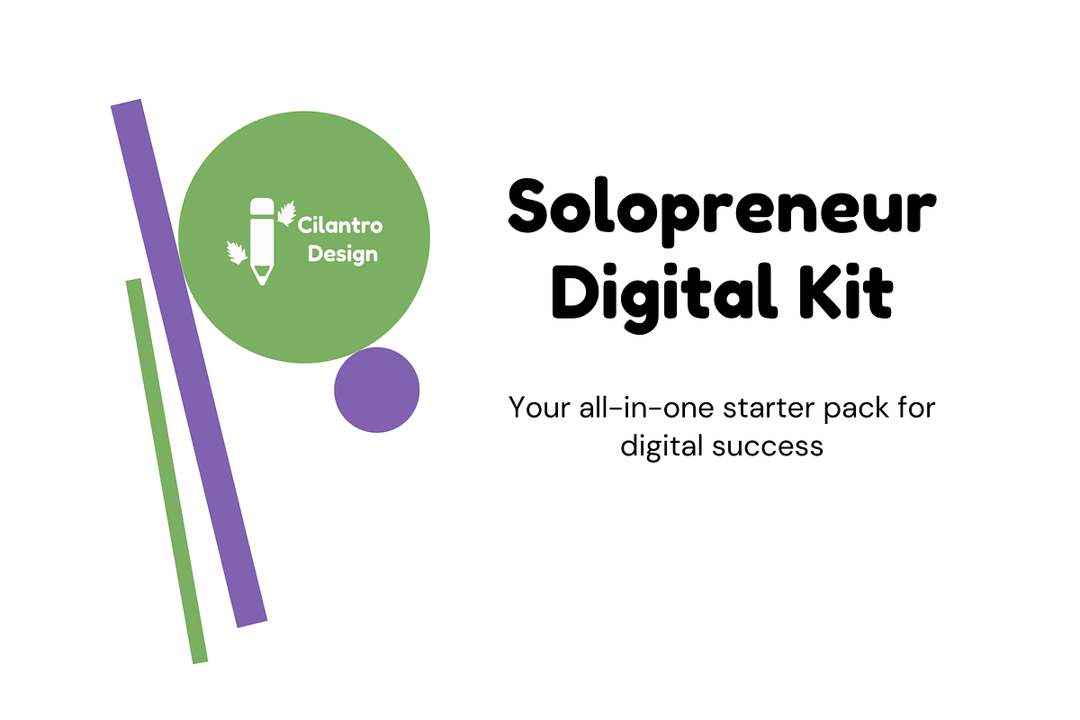 Solopreneur Digital Kit, a Websites & App Template by Cilantro Design