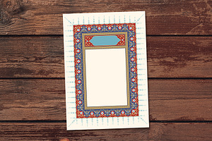 Premium A4 Floral Frame