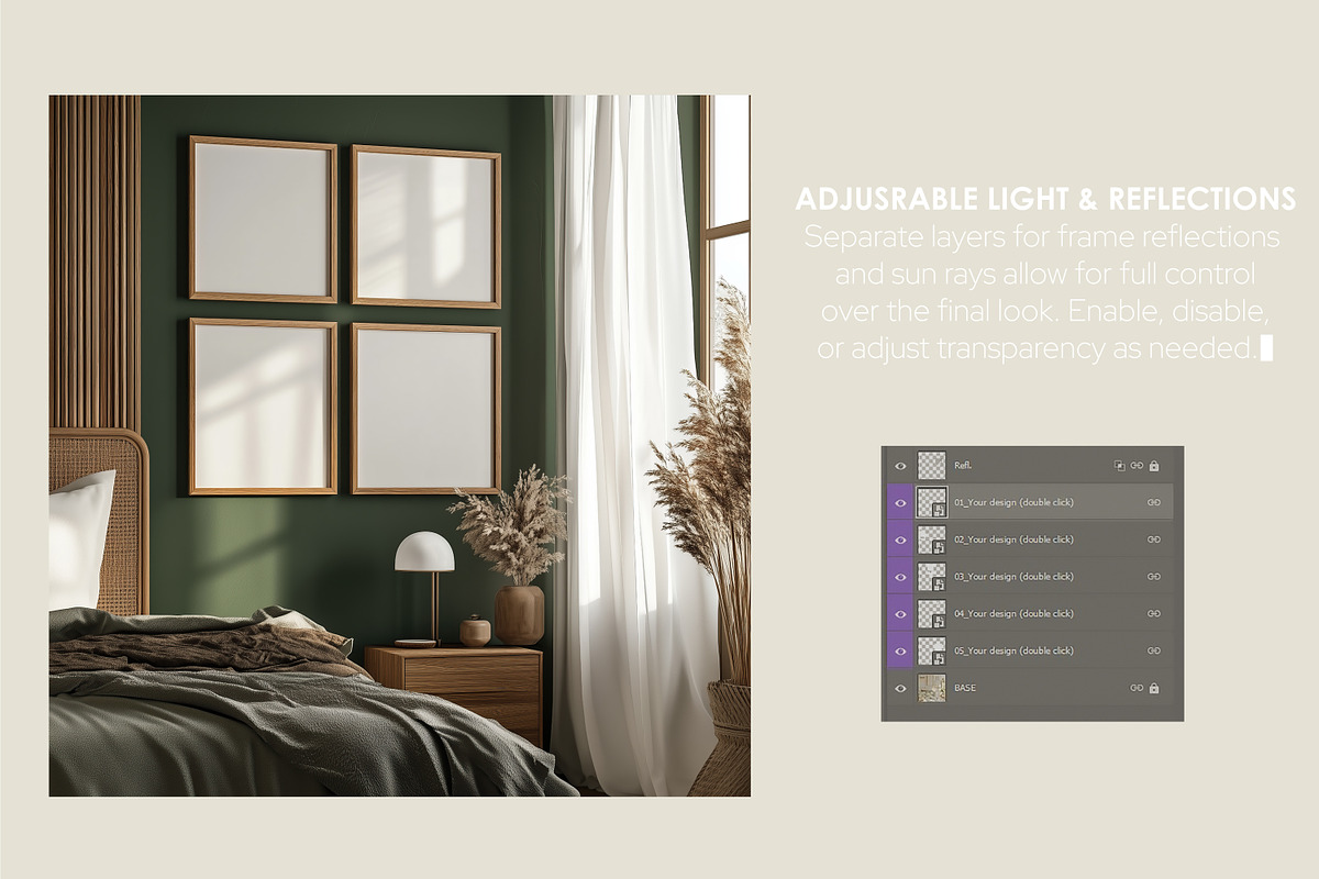ESMERALDA | Frame mockup set, a Household Mockup by SCHÉRI (Photo 5 of 14)