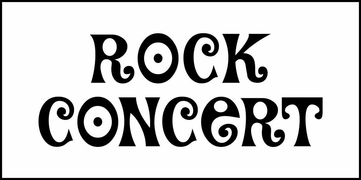 Rock Concert JNL, a Handwritten Font by Jeff Levine Fonts (Photo 2 of 5)