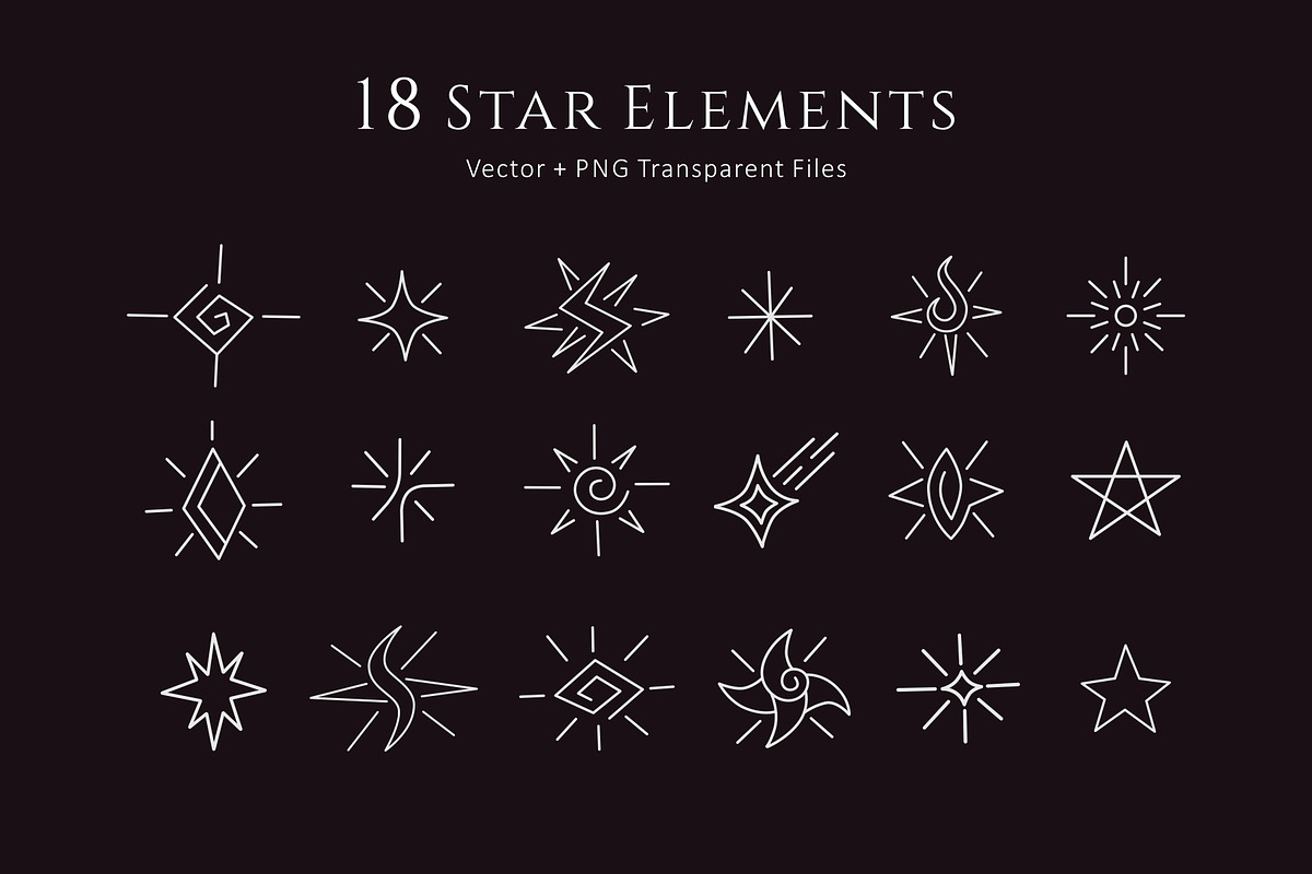 Magic Celestial Logo Collection, a Templates & Theme by Metrolinevision (Photo 8 of 9)
