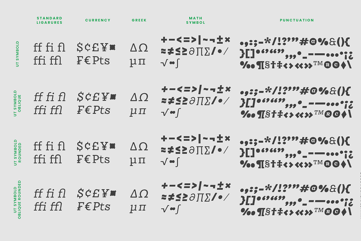 UT Symbold - A Unique Display Font, a Sans Serif Font by Universitype (Photo 5 of 13)