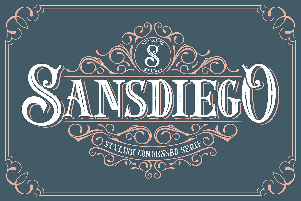 Sansdiego, a Serif Font by Sealoung (Photo 1 of 11)