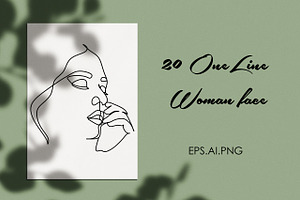 Woman Minimal Line Art Collection