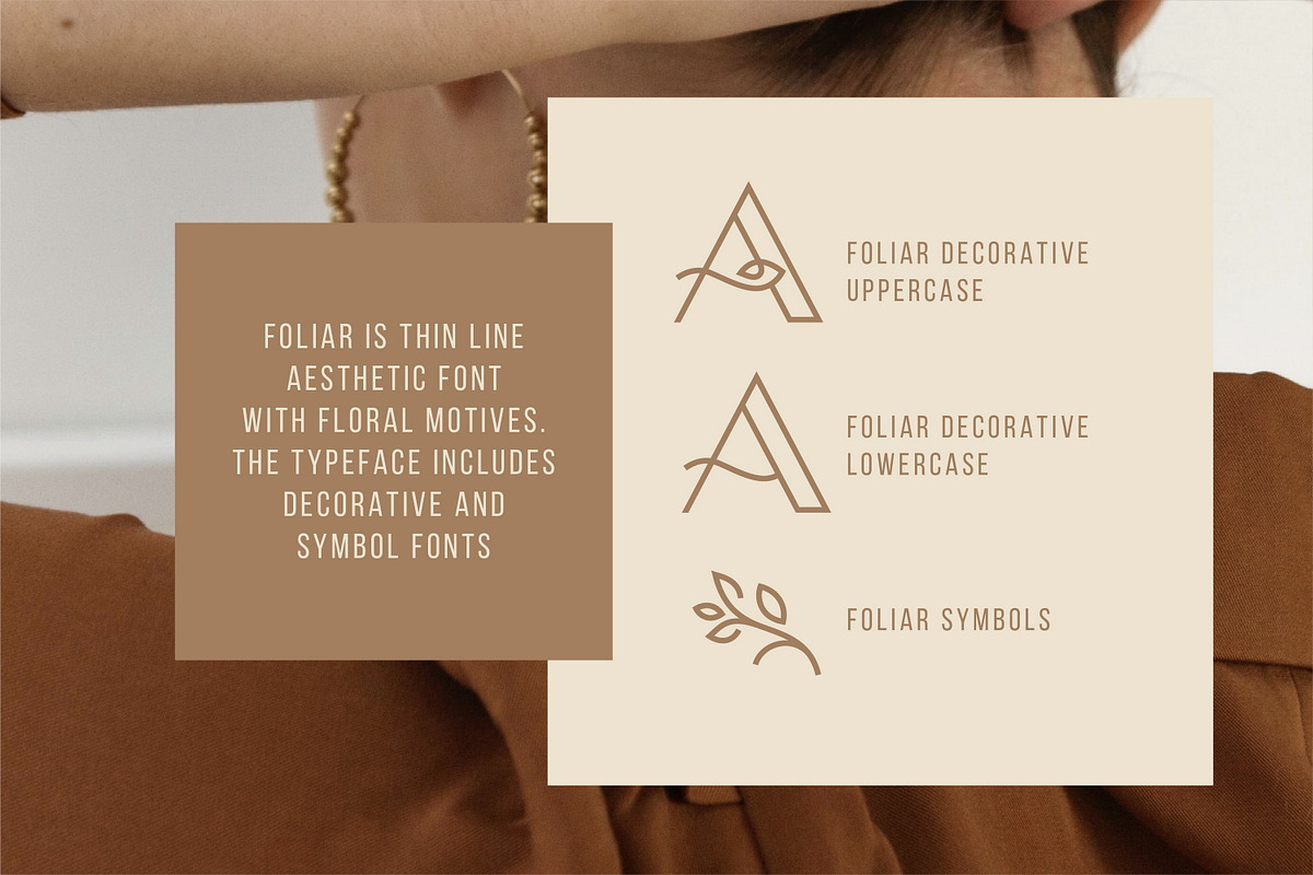 Foliar - Thin Line Logo Font, a Sans Serif Font by Struvictory.art (Photo 2 of 9)