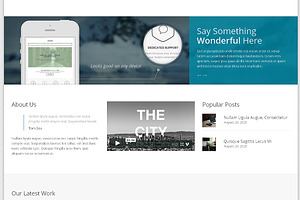 Antarctic Bootstrap Site Theme