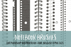 Notebook Brushes For PS/PRO