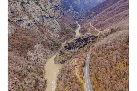 Beautiful Canyon of Moraca river in, a Nature Photo by Elizaveta Galitskaya