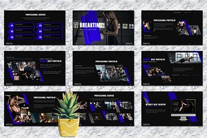 Weighty - Gym Keynote Templates