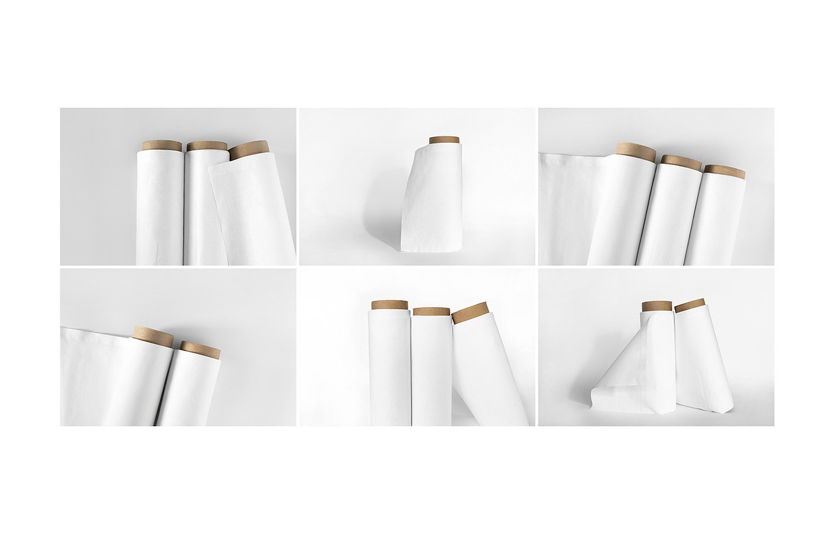 24 Fabric Mockup Bundle, a Packaging Mockup by bazarova (Photo 3 of 13)