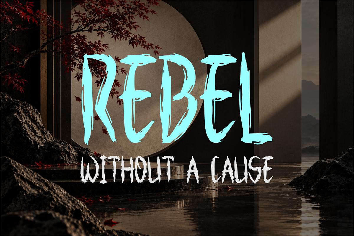 DRAZEL — Distressed Brush Font, a Handwritten Font by idealistudio (Photo 3 of 5)