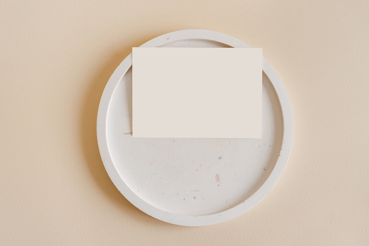 Minimalist Business Card Mockup, an Invitation Template by sparklemockup