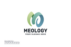 Letter M with Leaf Vector Logo, a Branding & Logo Template by yuanesei