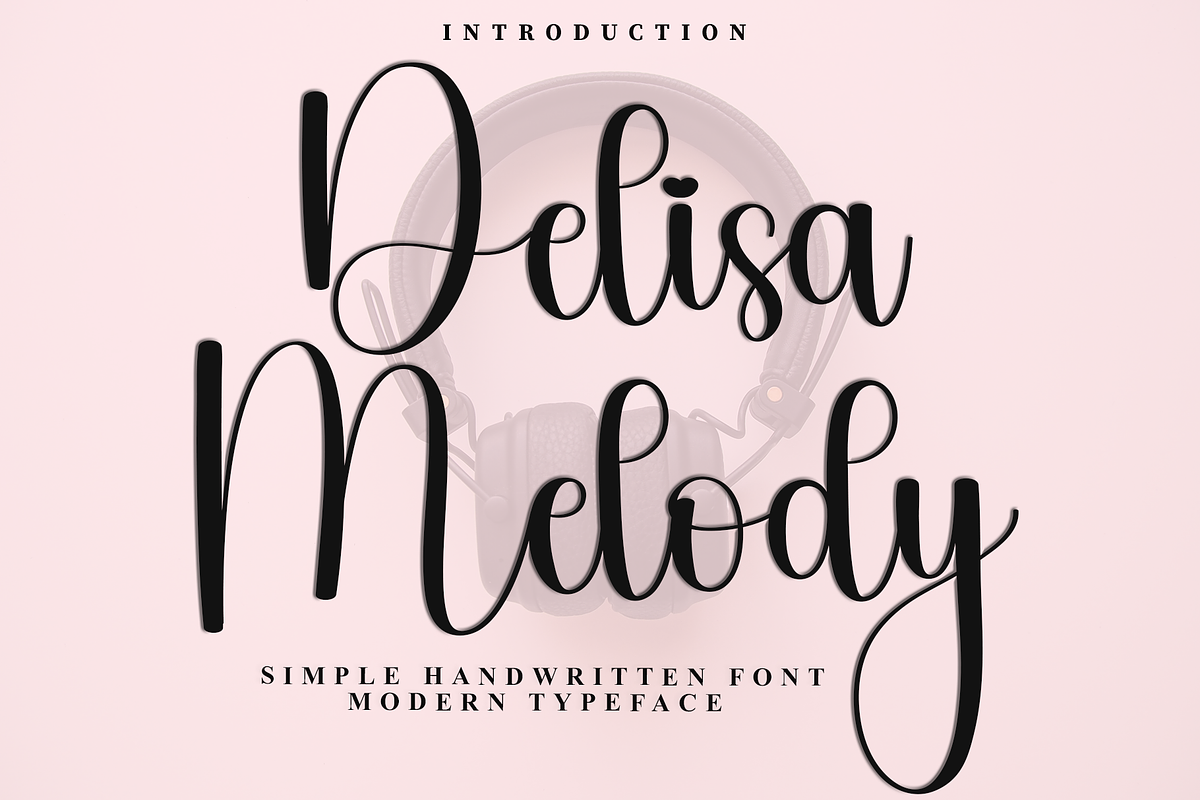 Delisa Melody, a Handwritten Font by InermediaSTUDIO (Photo 1 of 8)