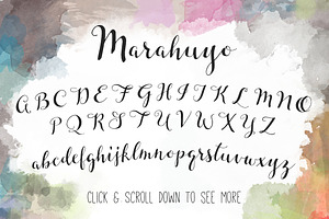 Marahuyo Font Family Set