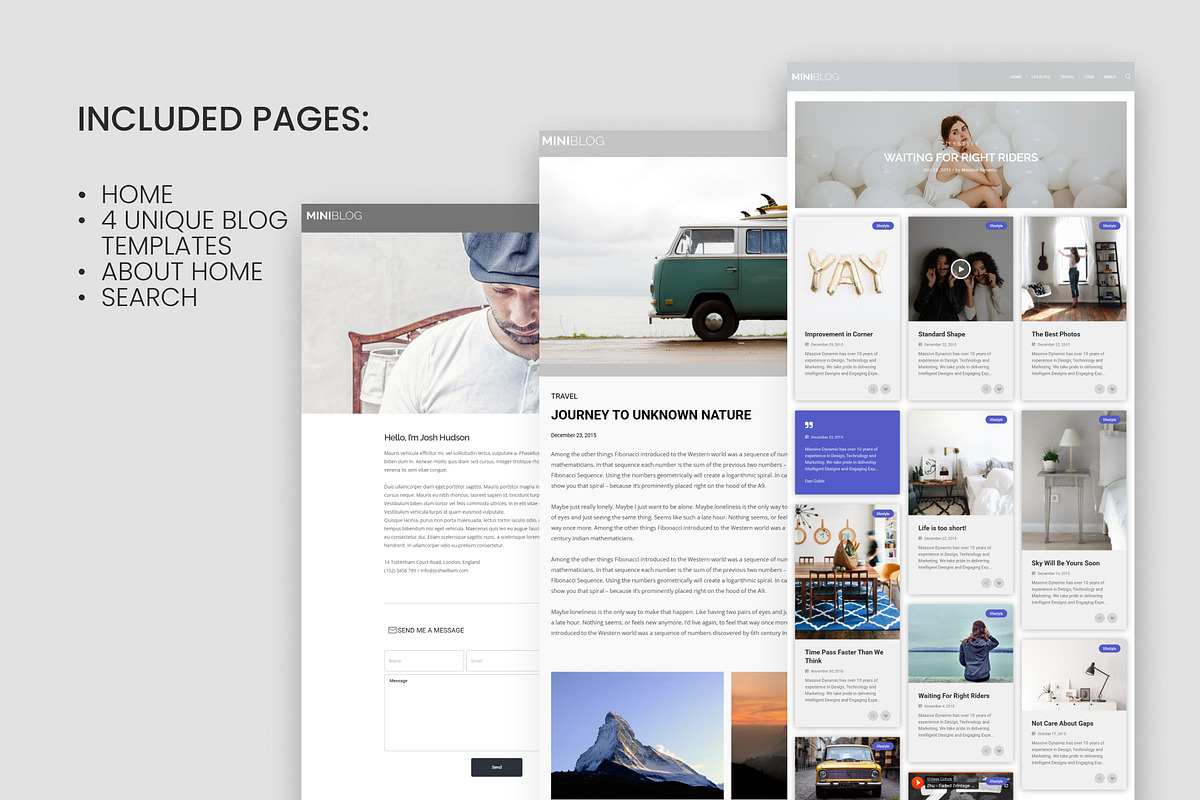 Mini Magazine Blog WordPress Theme, a WordPress Template by Pixflow (Photo 3 of 11)