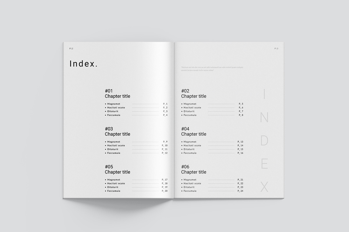 Book Title Layout Design Template, a Brochure Template by StyleArt (Photo 3 of 21)