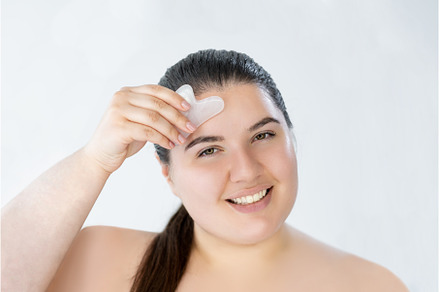 wrinkle care curvy woman face, a Person Photo by Photo Drive Studio