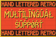 Proscate - Hand Lettered Retro, a Sans Serif Font by MaikoHatta (Thumbnail 5 of 7)