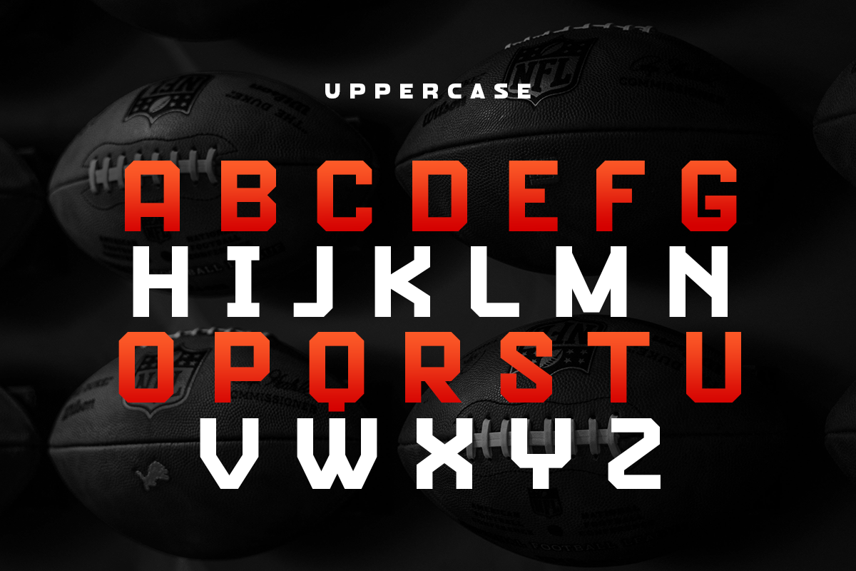 Soccer – Modern Sport Logo Font, a Sans Serif Font by Hamz Studio (Photo 16 of 16)