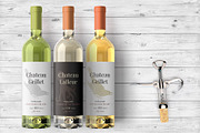 Wine Bottle Mockup Kit, a Merchandise Mockup by PSD Market (Thumbnail 3 of 16)