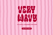 Very Wavy Playful Chunky Font, a Handwritten Font by Darla Studio (Thumbnail 1 of 14)