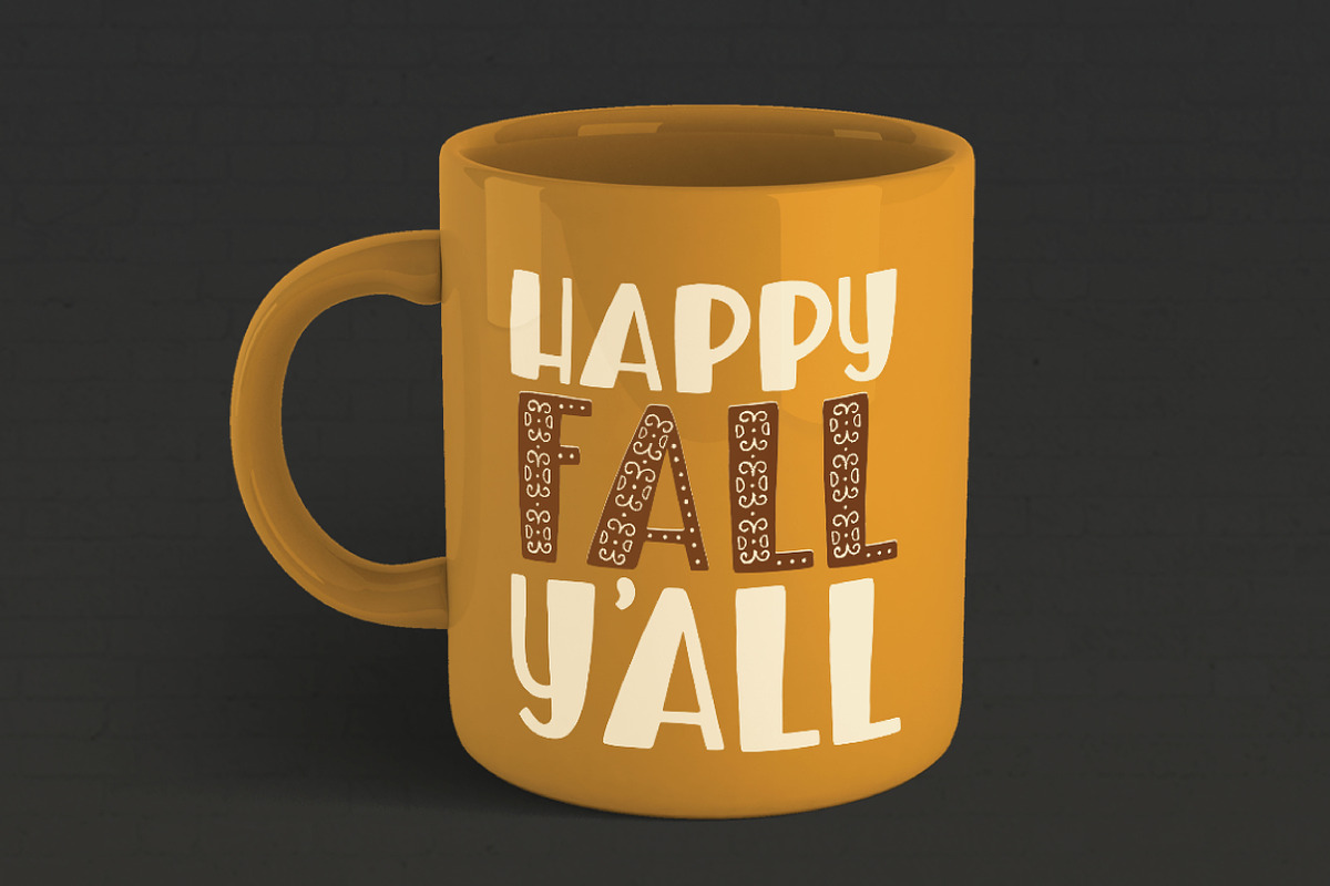 Autumn Spice Display San Serif Font preview 5