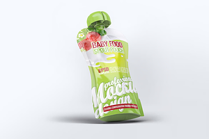 Baby Food Spout Pouch 8 Mock-Up