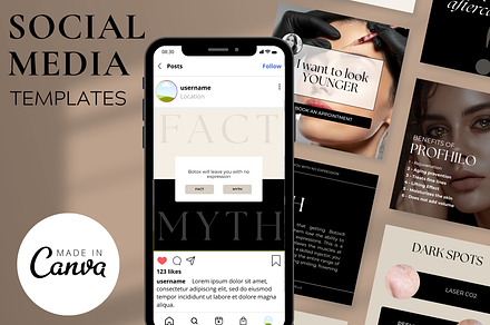 Botox and Fillers Instagram Bundle