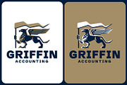 Majestic Griffin Holding a Flag Logo, a Branding & Logo Template by Suhandi (Thumbnail 2 of 4)