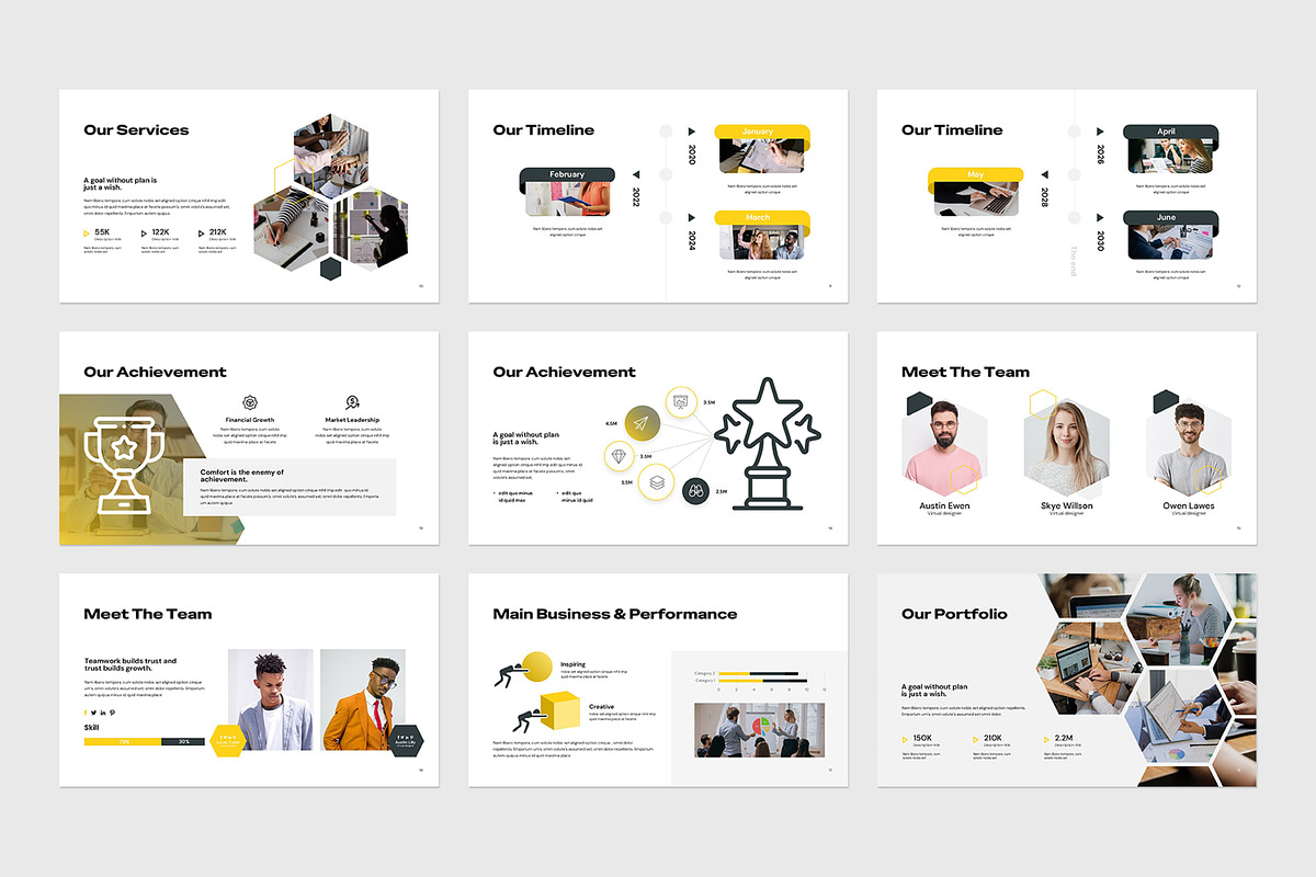 Hexalen Presentation Template, a Presentation Template by evgenystudio (Photo 7 of 8)