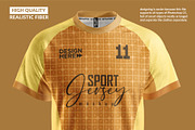 Men's Jersey Raglan, a Shirt Mockup by image touch (Thumbnail 3 of 5)