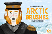 Arctic Dry Brushes for Procreate, a Brush Add-On by Guerillacraft (Thumbnail 1 of 7)
