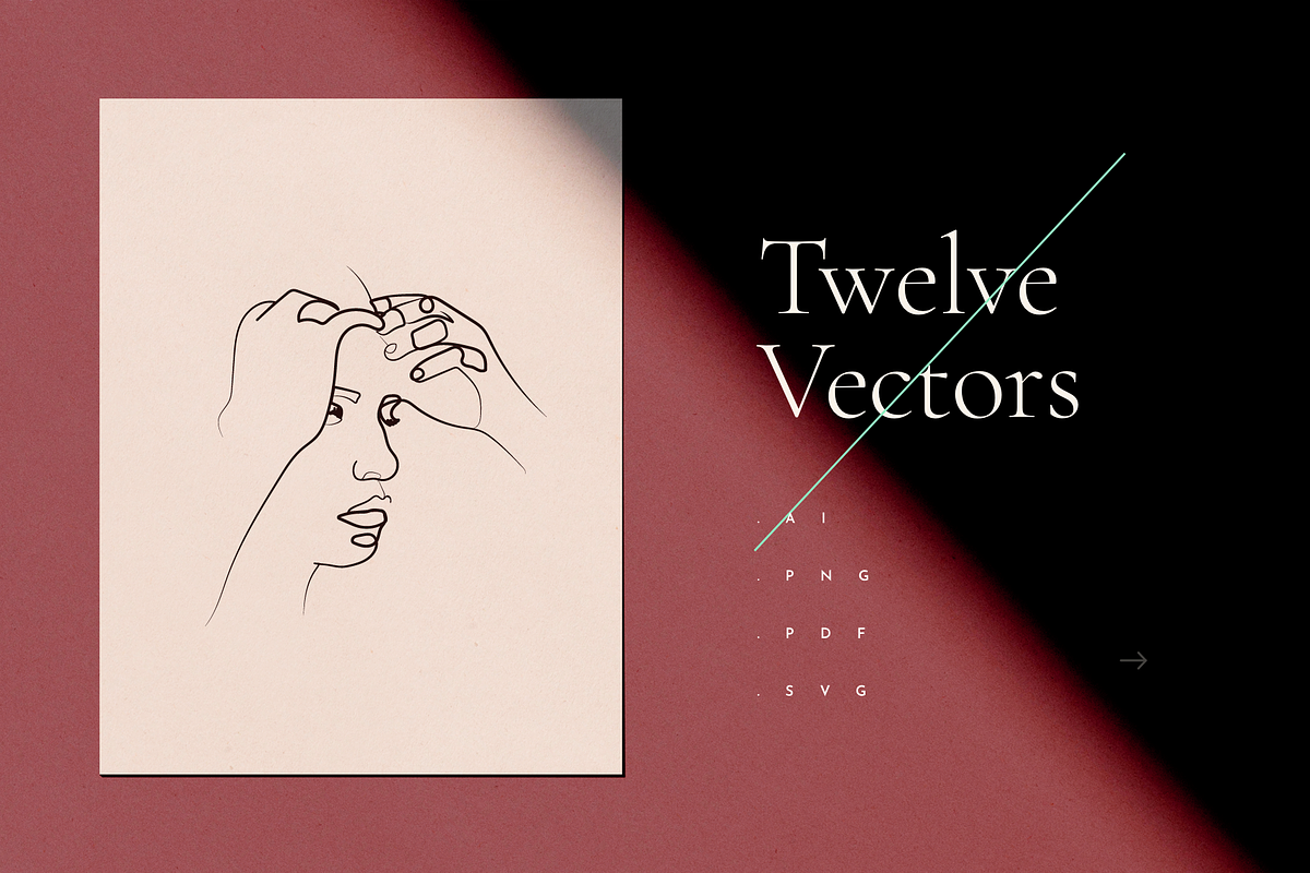 Female Figures Line Drawings, a Person Illustration by Delightful Design (Photo 2 of 6)