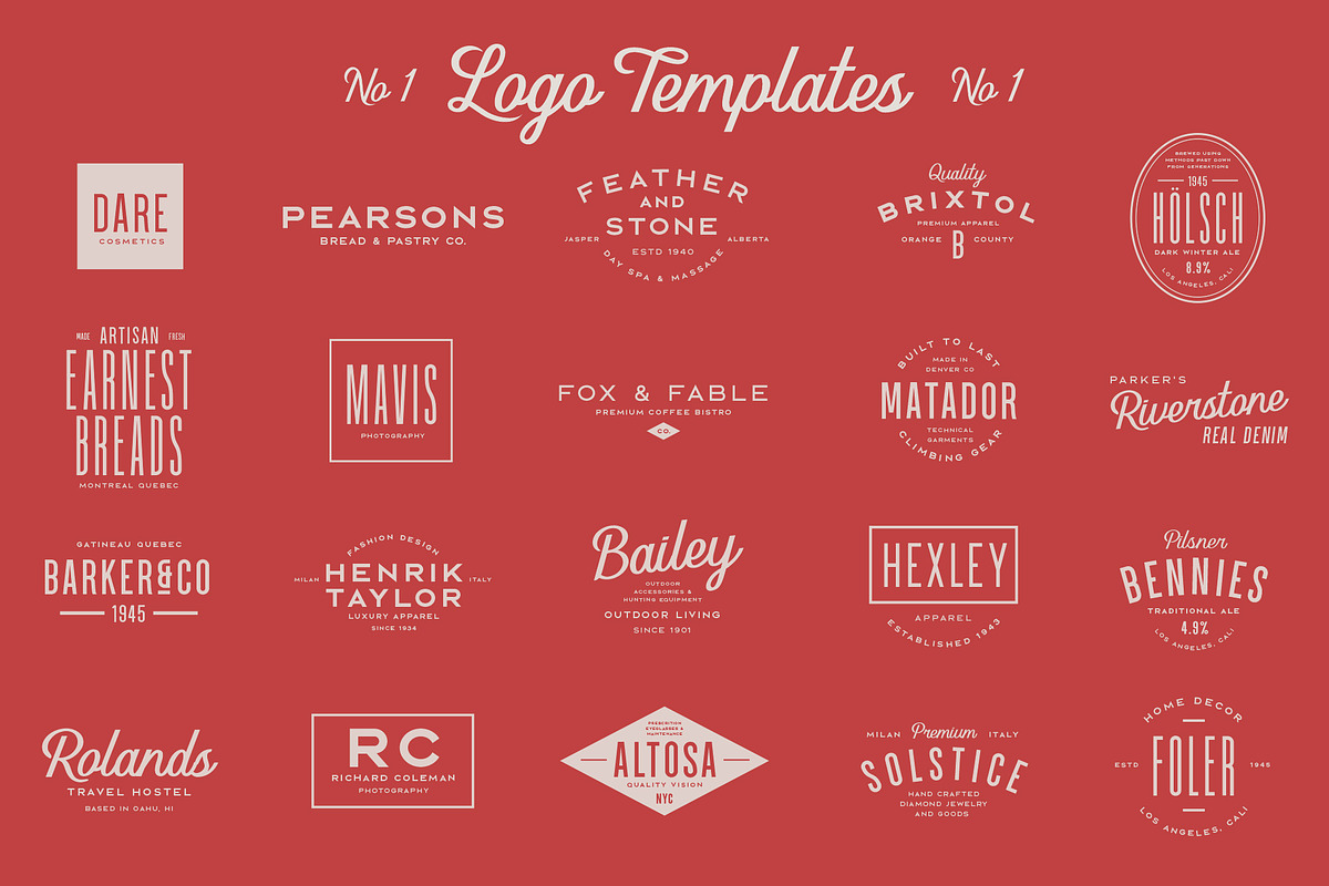 Riverstone Font & Logo Template Pack, a Sans Serif Font by Greg Nicholls (Photo 3 of 9)