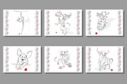 Chinese zodiac wheel with signs., an Illustration by Adamskyistudio (Thumbnail 5 of 6)