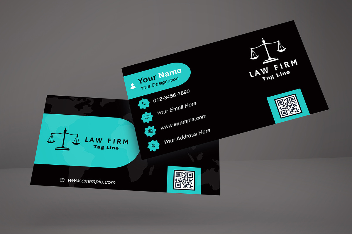 Real Estate Lawyer Card PSD preview 7