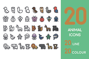 Animal Icon Pack | 10 Bonus Pattern 