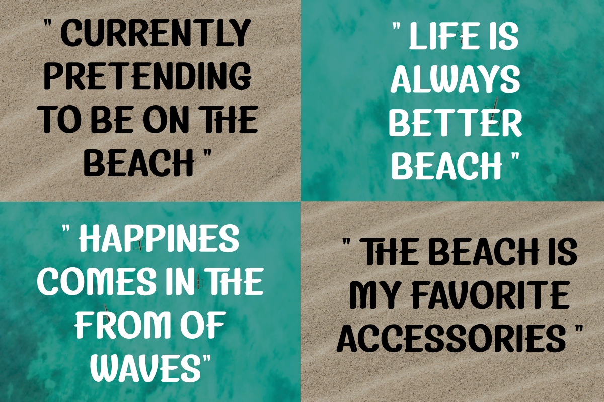 Wadingr | Summer San Serif Display, a Sans Serif Font by twinstd (Photo 4 of 10)
