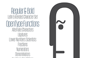 Obcecada Sans & Serif, a Sans Serif Font by deFharo (Thumbnail 2 of 5)