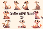 Cute animal collection 400 PNG, an Animal Illustration by DesignFolioHub (Thumbnail 15 of 34)