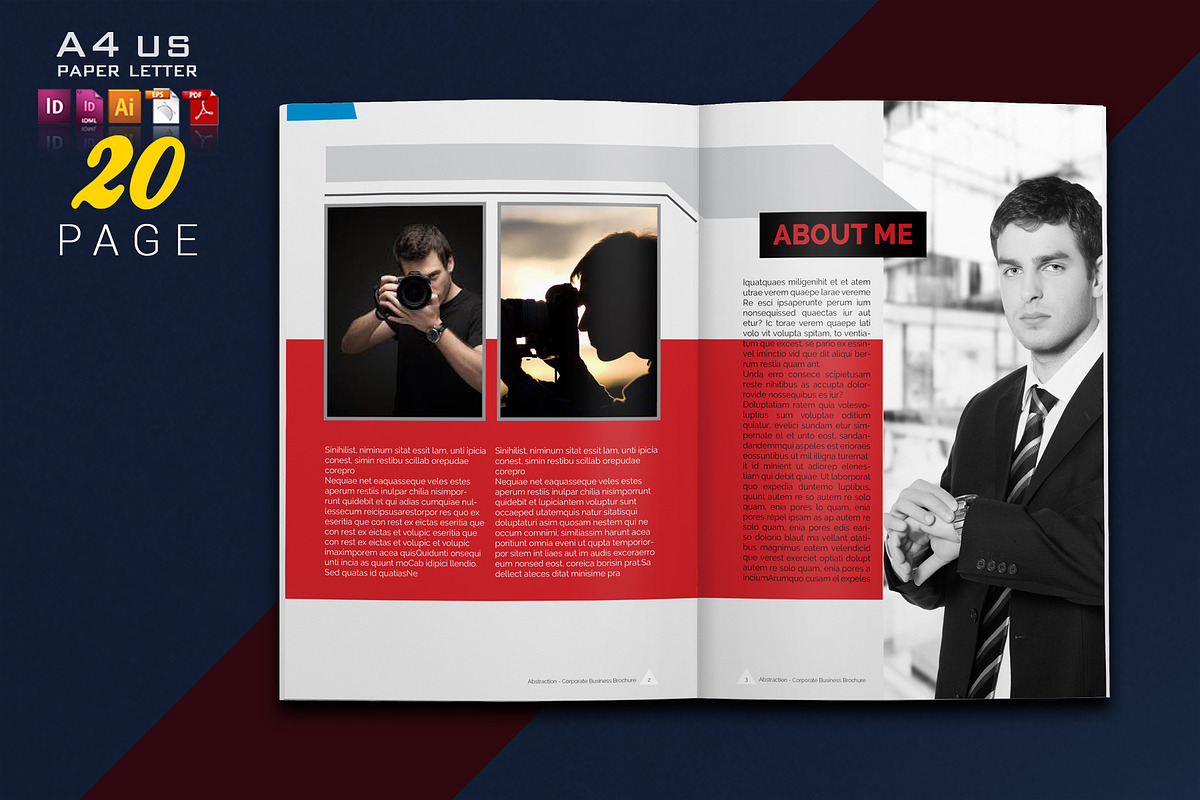 Photo Album Template, a Brochure Template by artico (Photo 2 of 6)