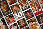 Holidays Skincare Instagram Template, a Social Media Template by DesignsbyMariaStudio (Thumbnail 1 of 10)