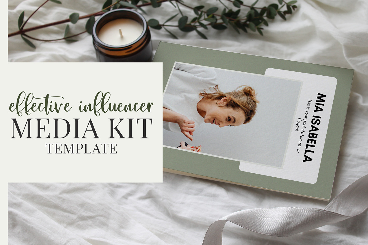 Influencer Media Kit Template, a Presentation Template by Snapybiz