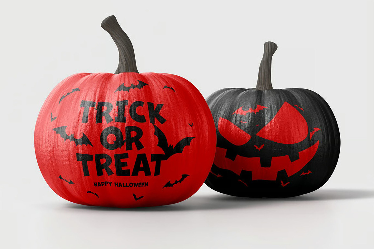 Halloween Pumpkin Mock-up, a Product Mockup by zippypixelstudio (Photo 10 of 10)